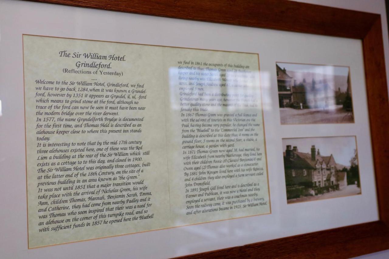 Sir William Hotel Grindleford Bridge Экстерьер фото